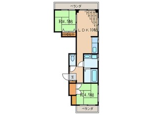 寺澤大阪屋マンションの物件間取画像